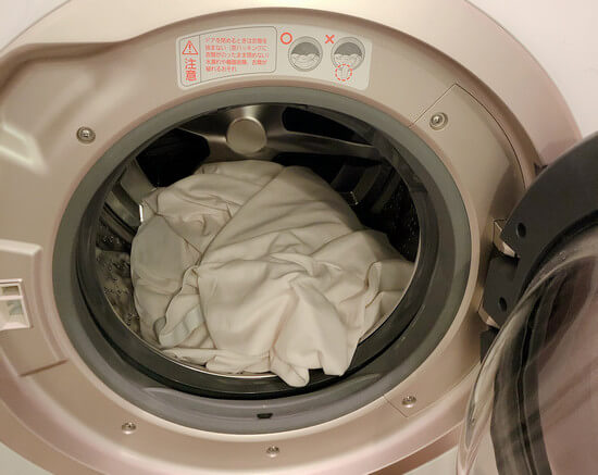 トゥルースリーパーの専用カバーを洗濯してみた。