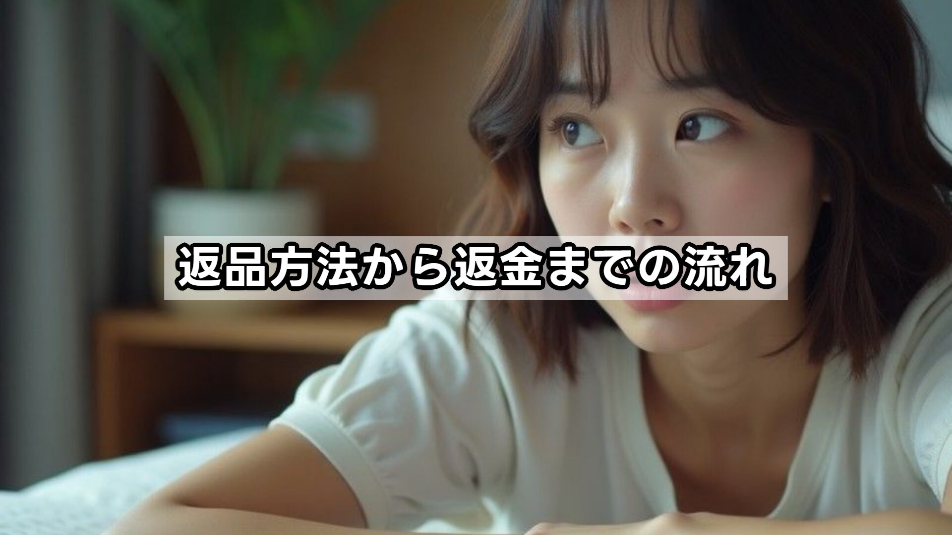返品方法から返金までの流れ