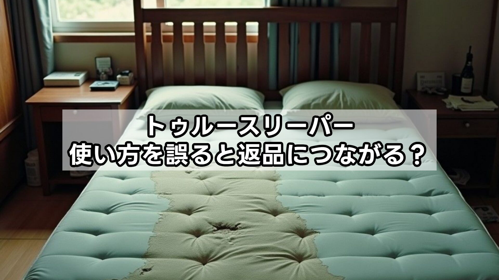 トゥルースリーパー使い方を誤ると返品につながる？