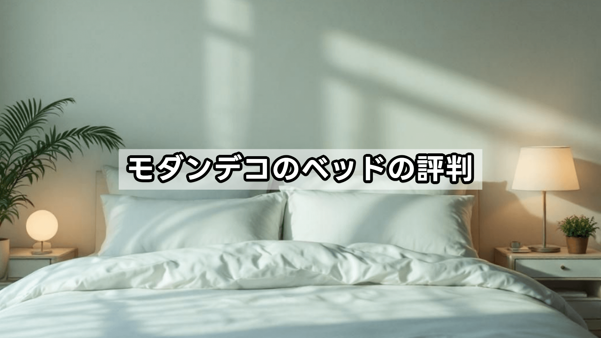 モダンデコのベッドの評判