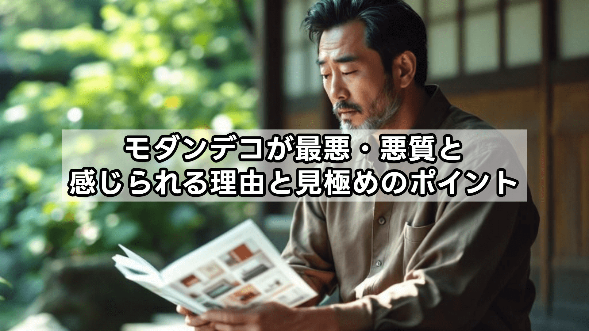 モダンデコが最悪・悪質と感じられる理由と見極めのポイント