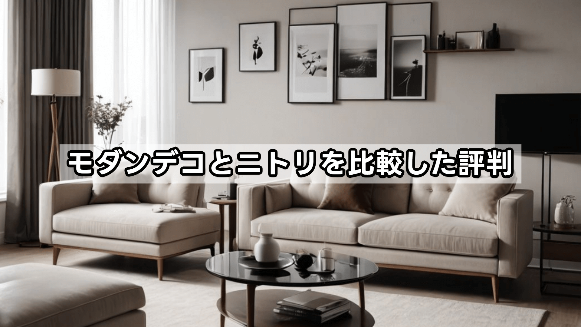 モダンデコとニトリを比較した評判