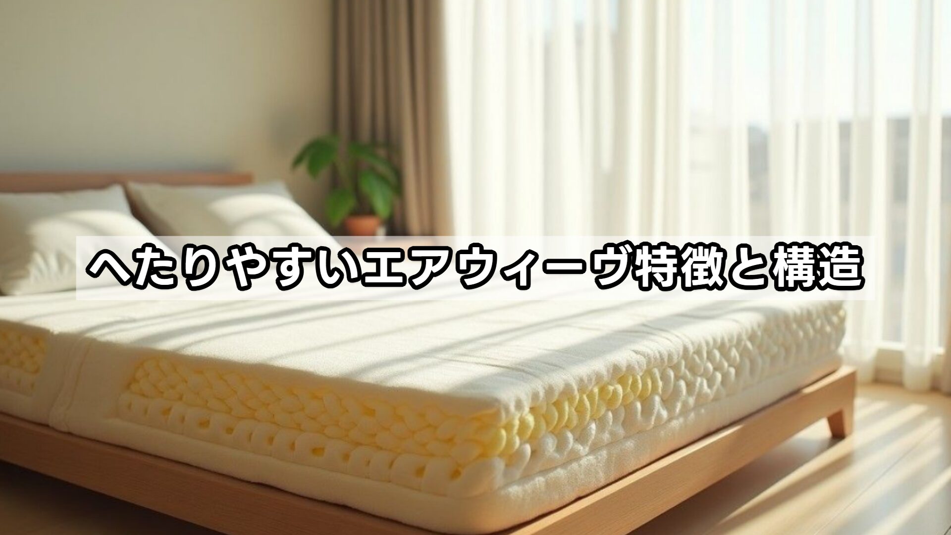 へたりやすいエアウィーヴ特徴と構造