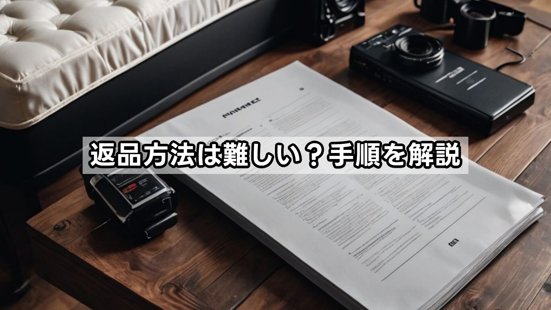 返品方法は難しい？手順を解説