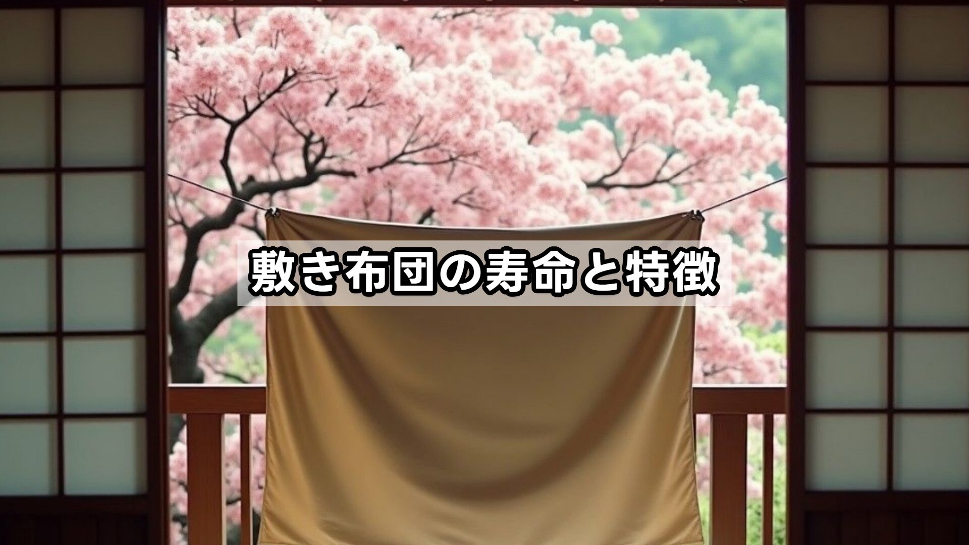 敷き布団の寿命と特徴