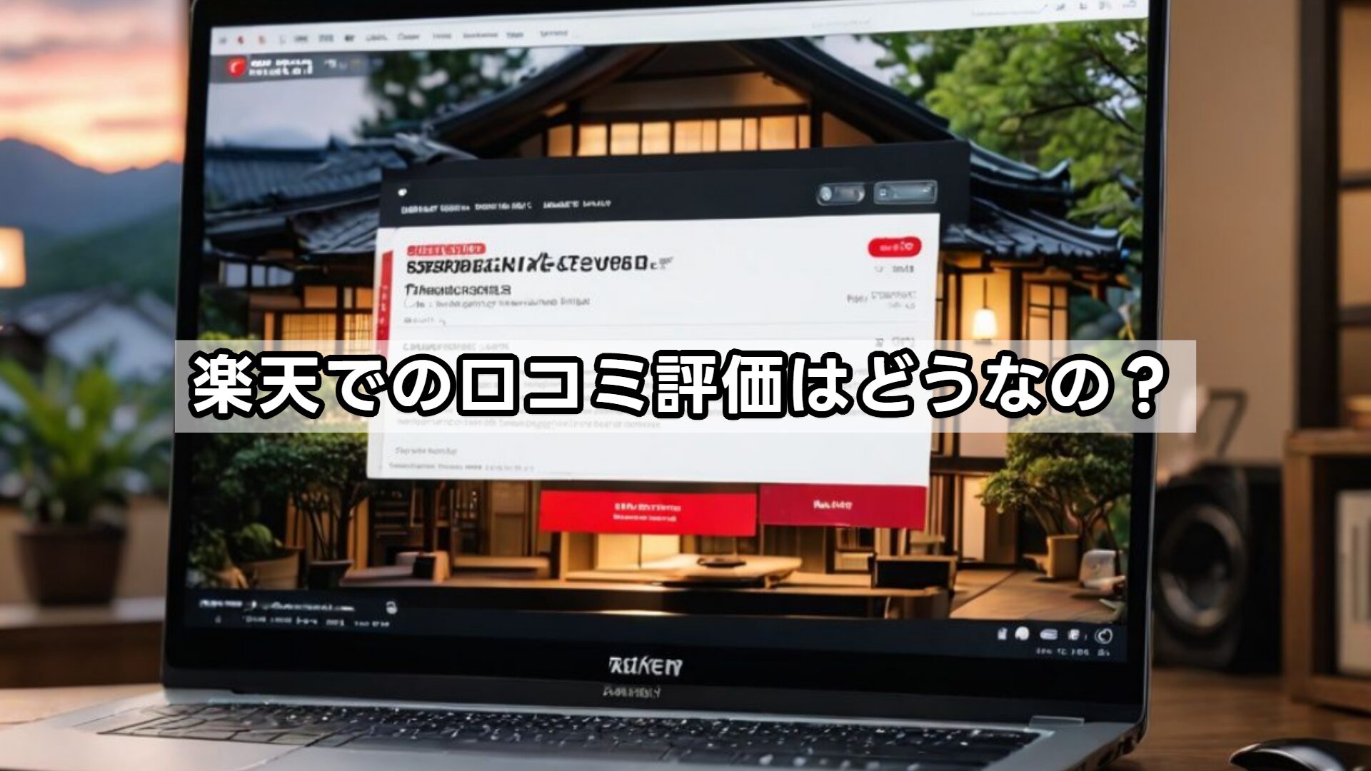 楽天での口コミ評価はどうなの?