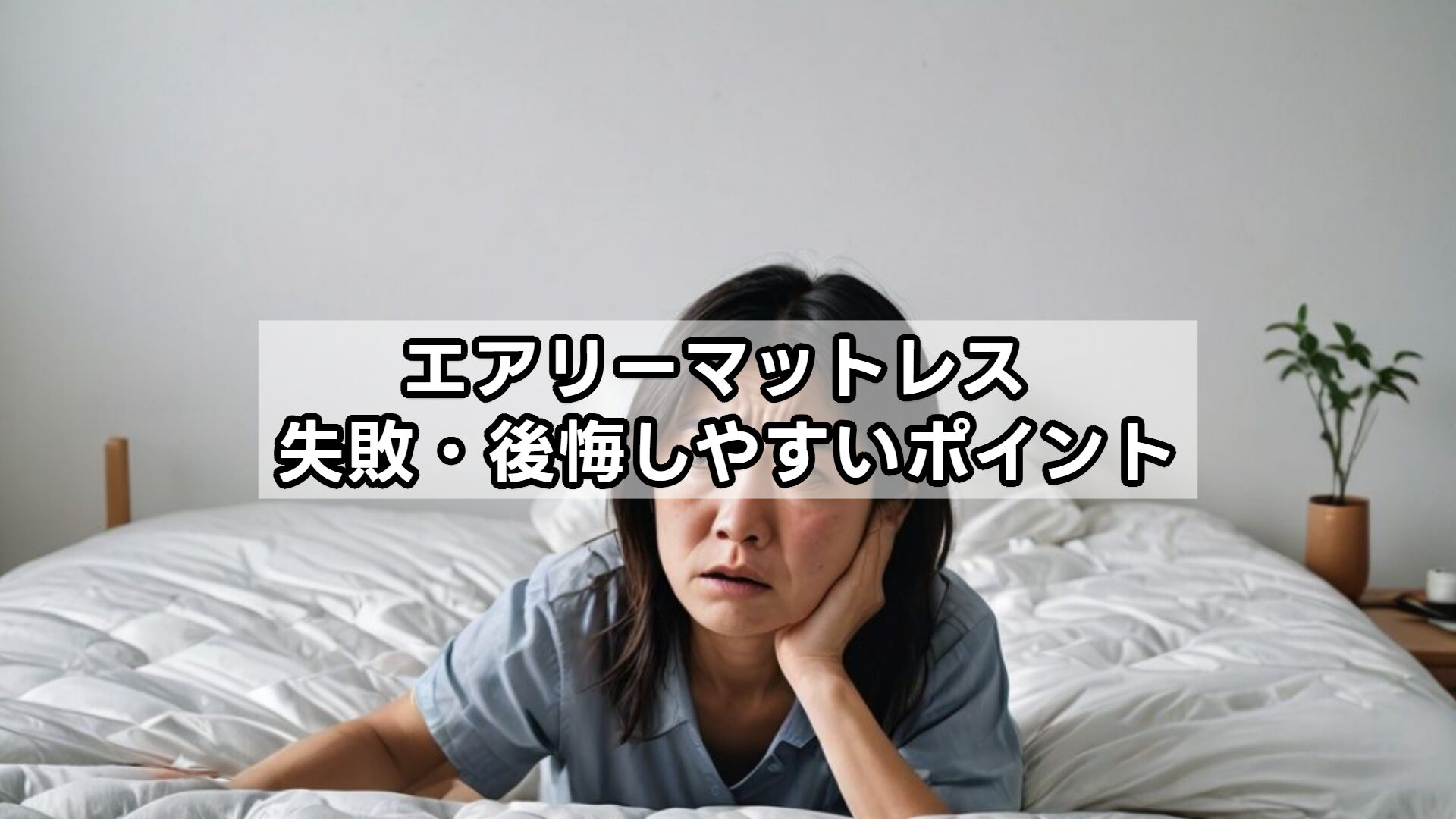 エアリーマットレス 失敗・後悔しやすいポイント