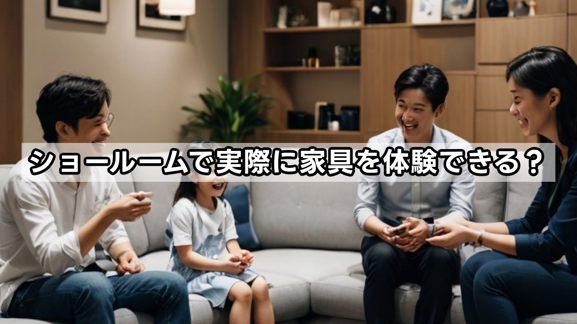 ショールームで実際に家具を体験できる?