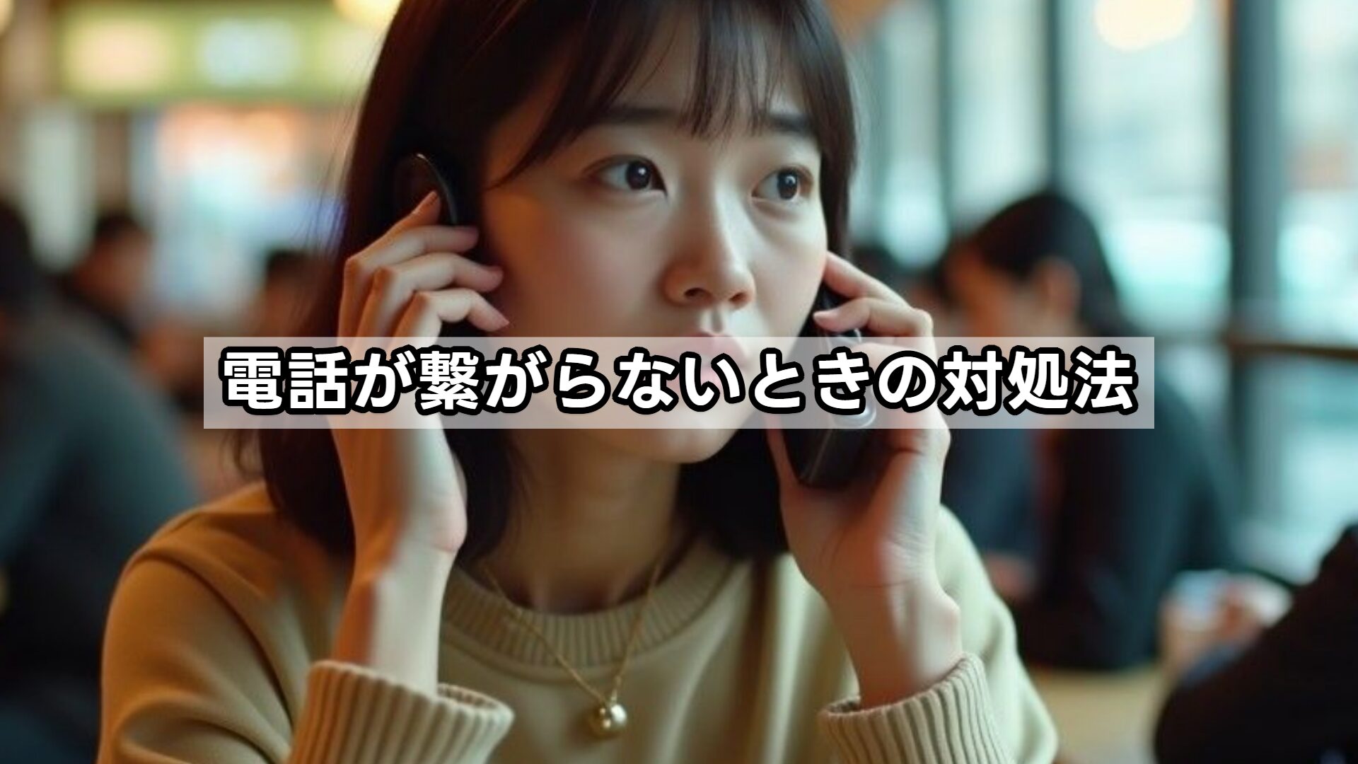 電話が繋がらないときの対処法