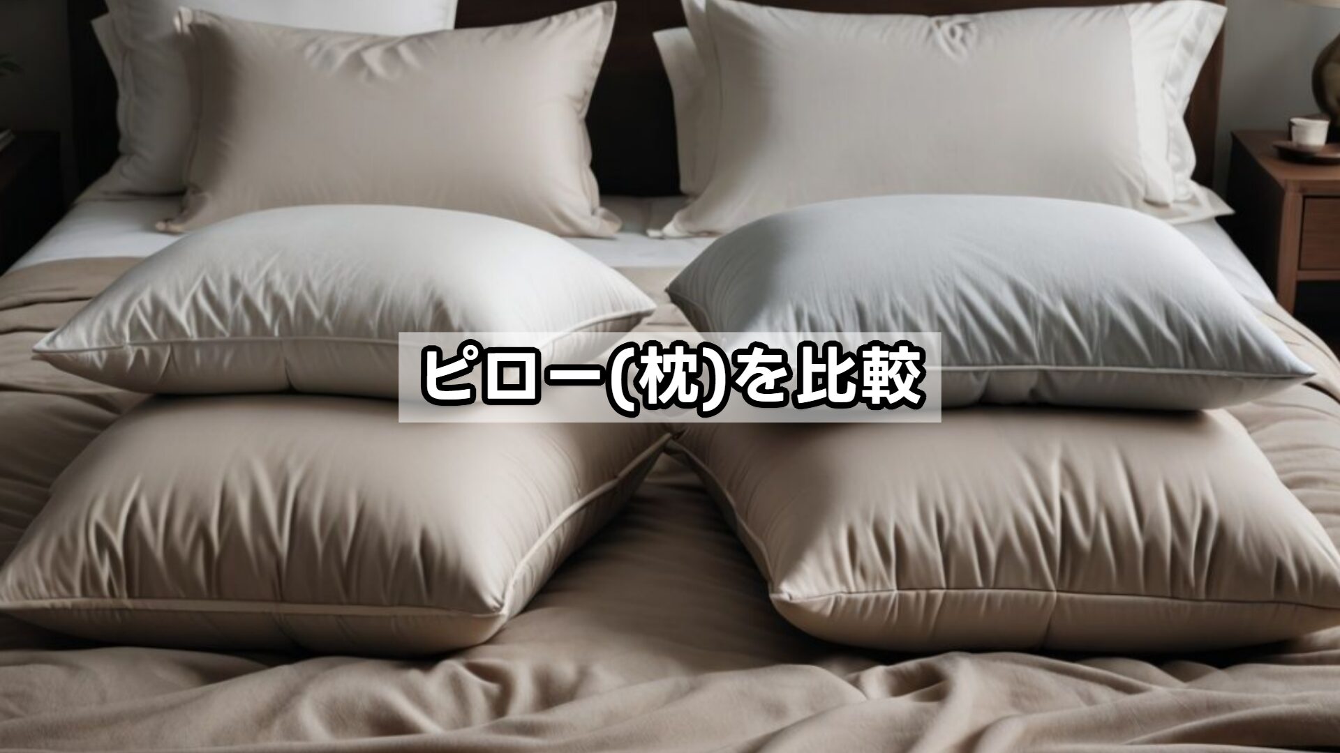 ピロー(枕)を比較