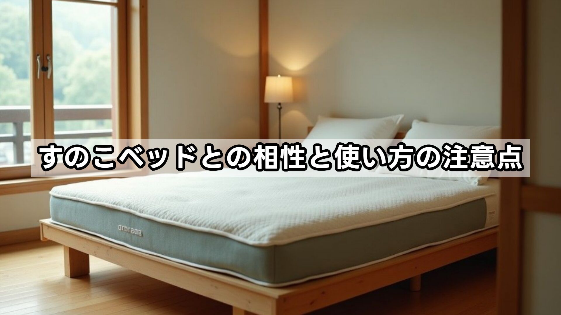 すのこベッドとの相性と使い方の注意点