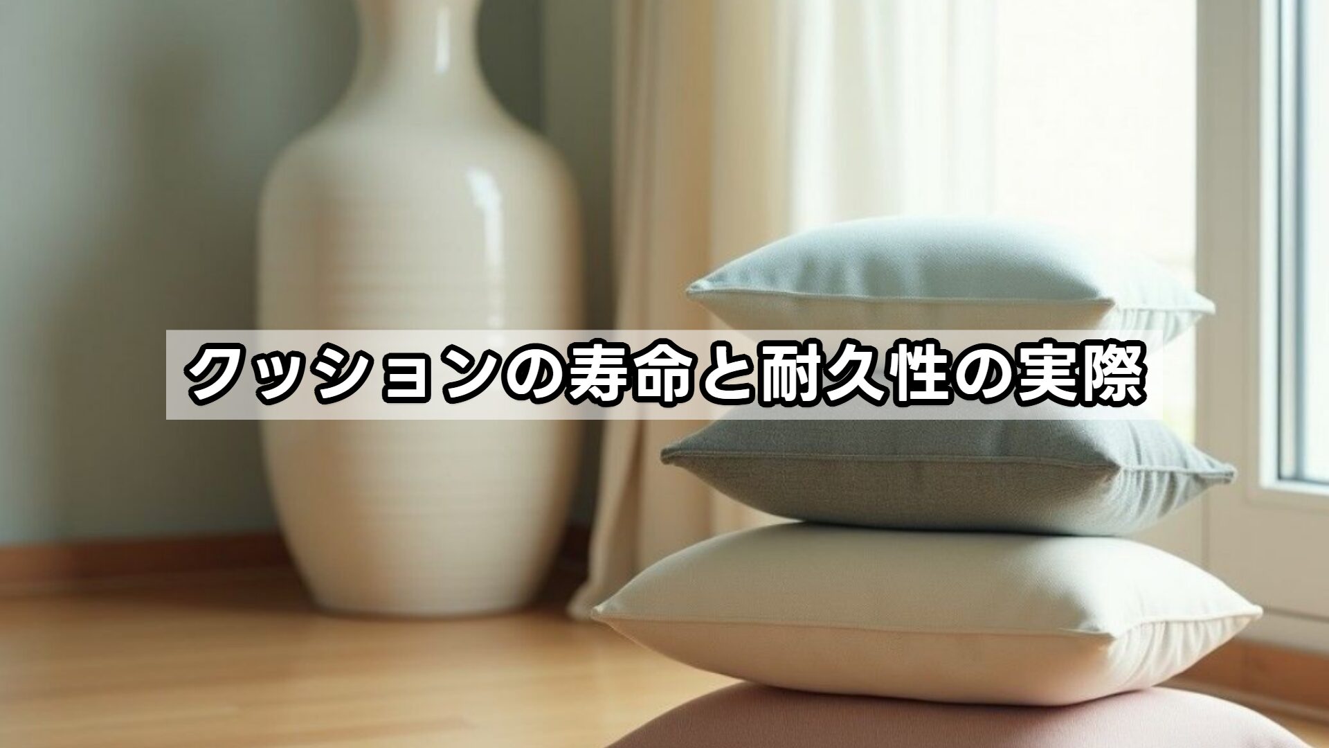 クッションの寿命と耐久性の実際