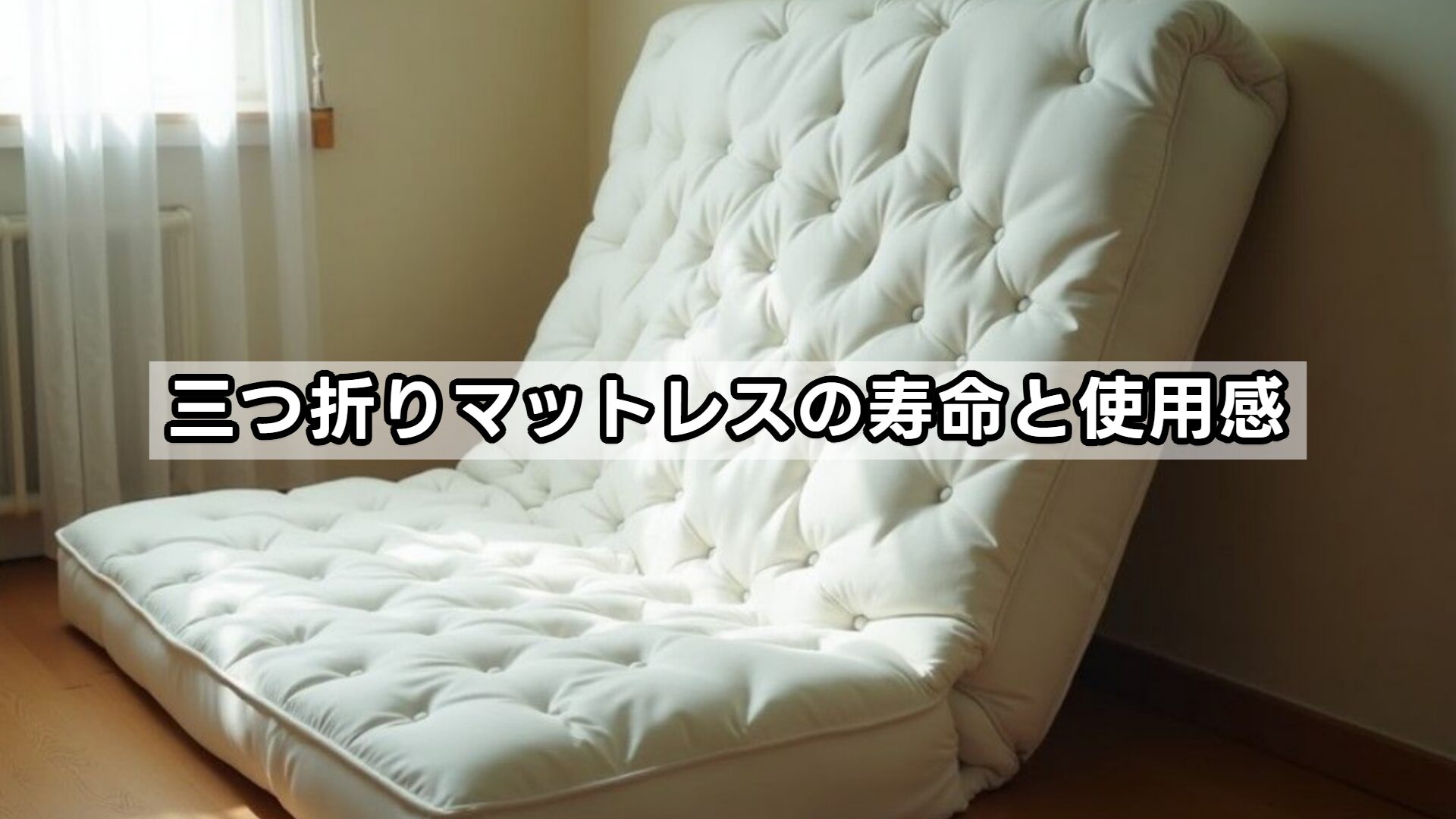 三つ折りマットレスの寿命と使用感