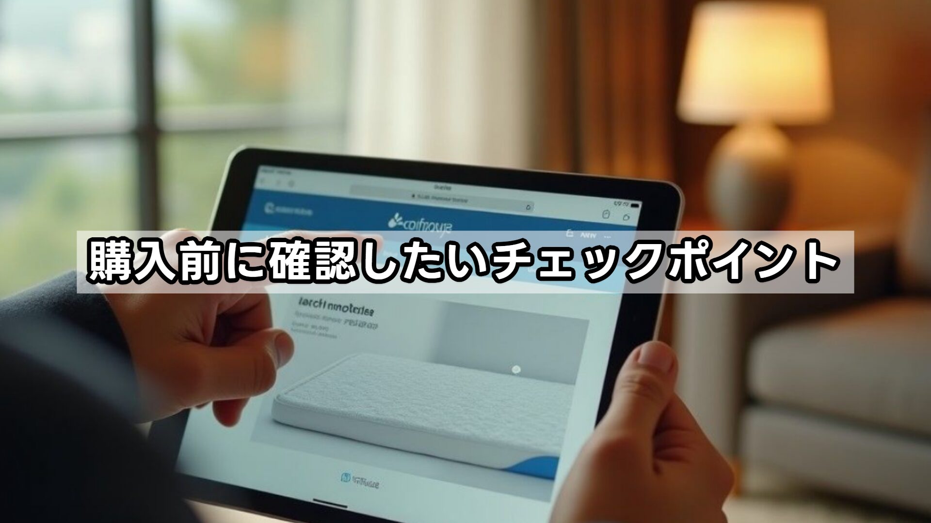 購入前に確認したいチェックポイント