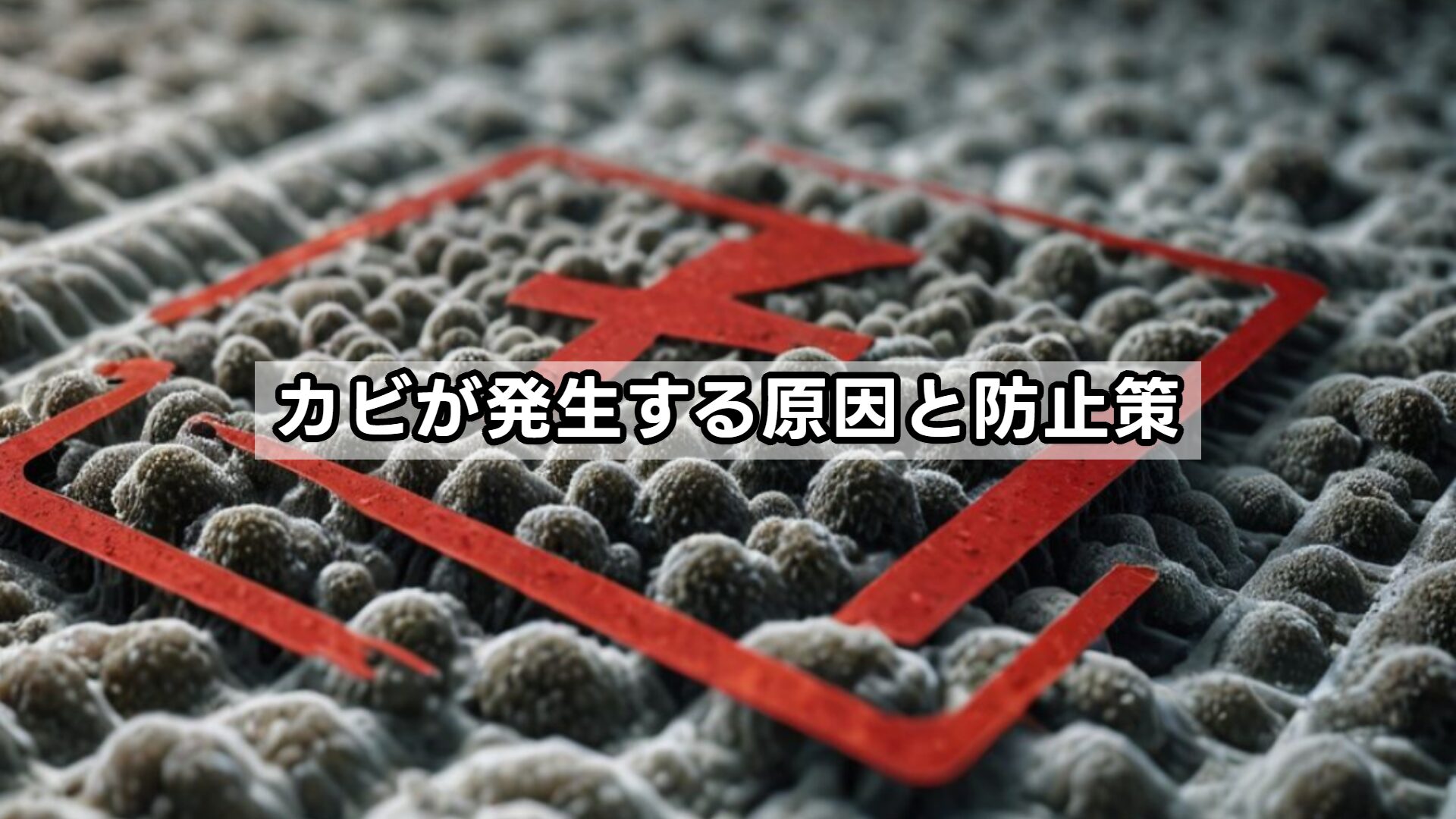 カビが発生する原因と防止策