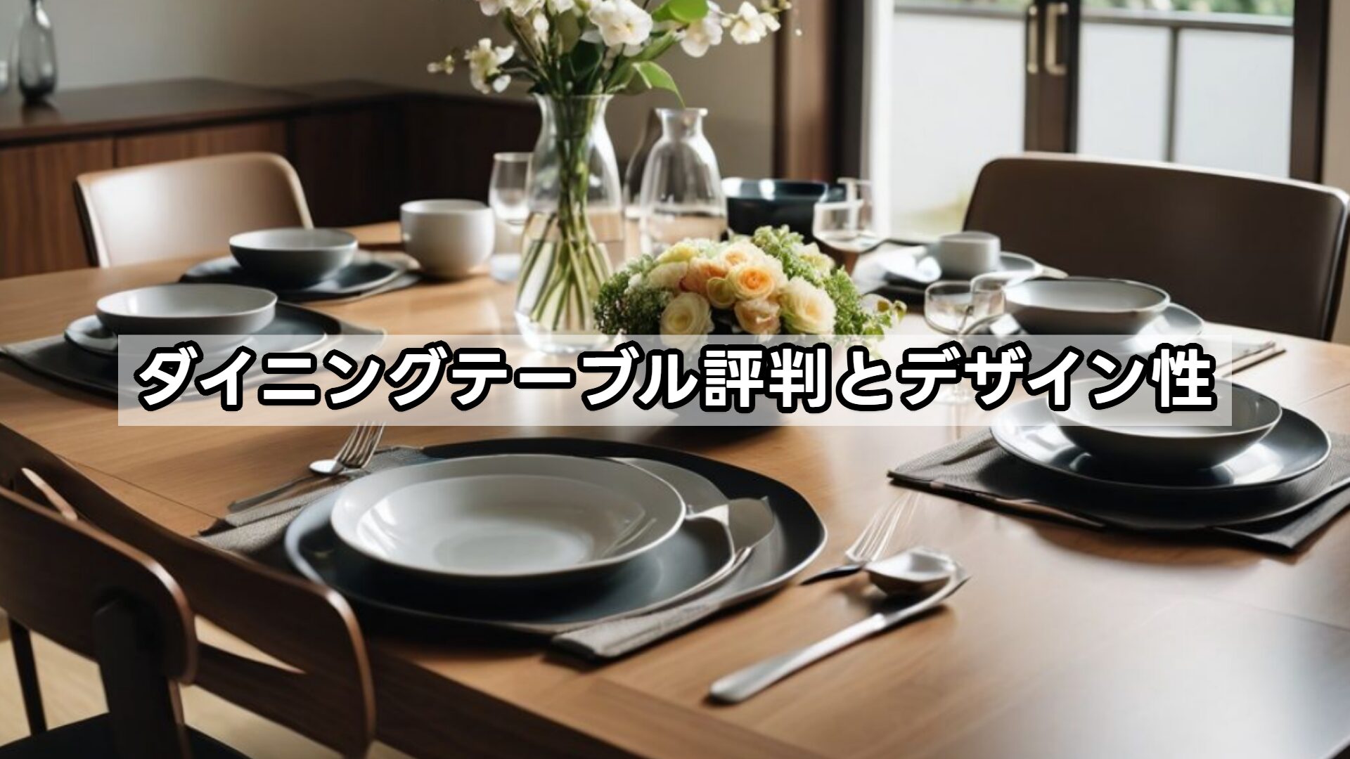 ダイニングテーブル評判とデザイン性