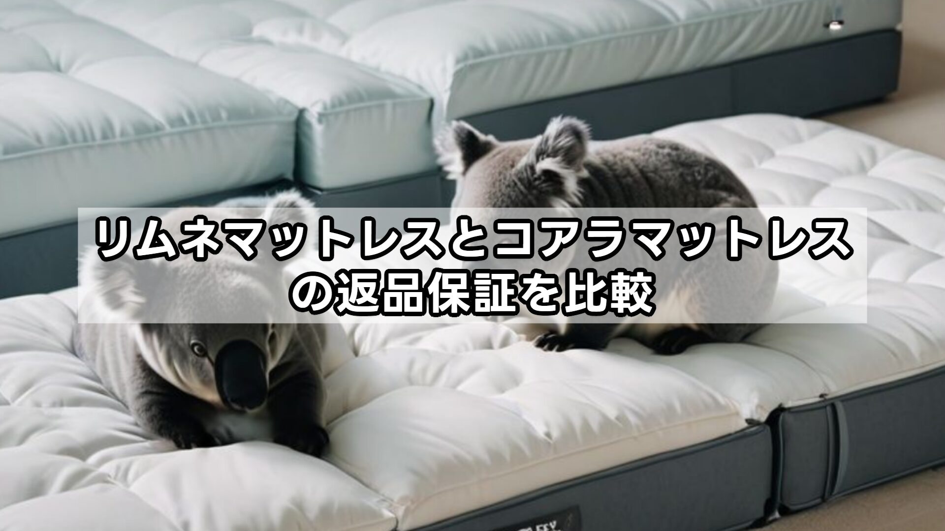 リムネマットレスとコアラマットレスの返品保証を比較