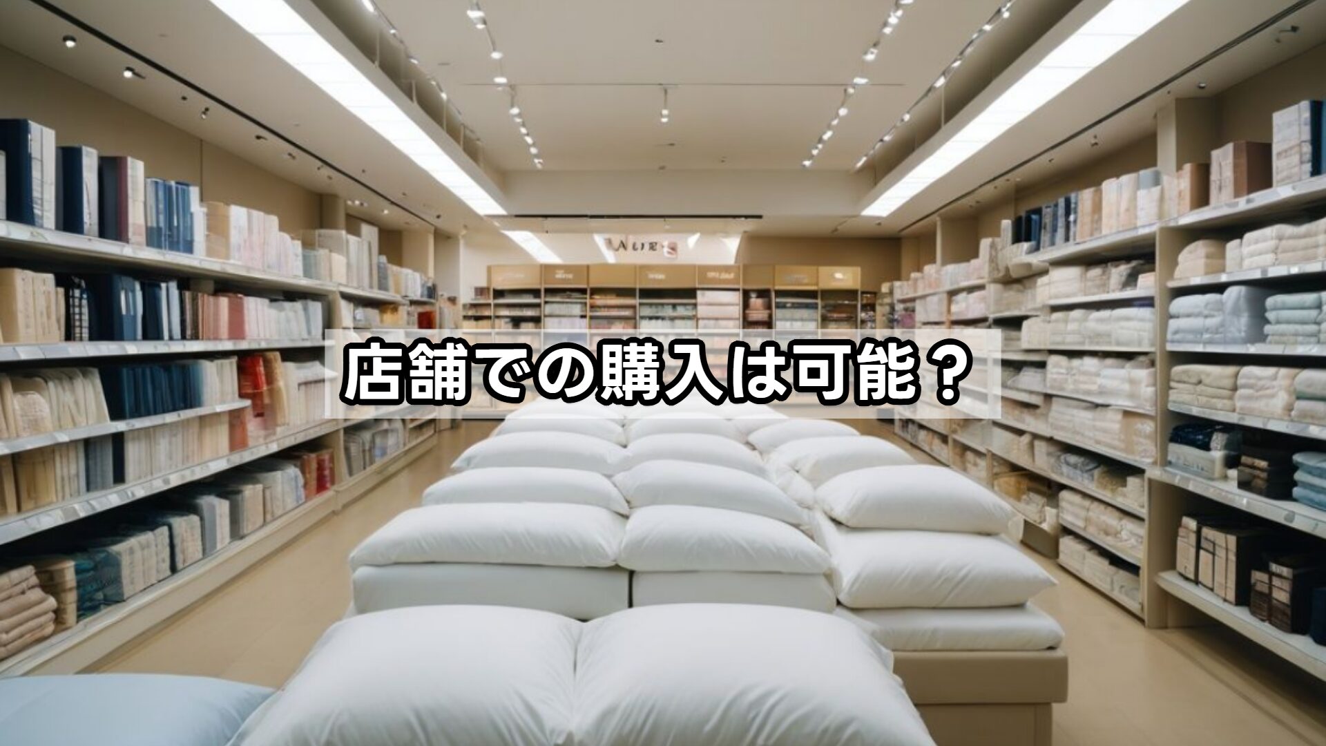 店舗での購入は可能？