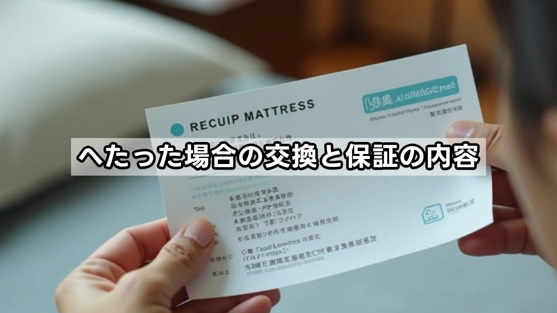 へたった場合の交換と保証の内容