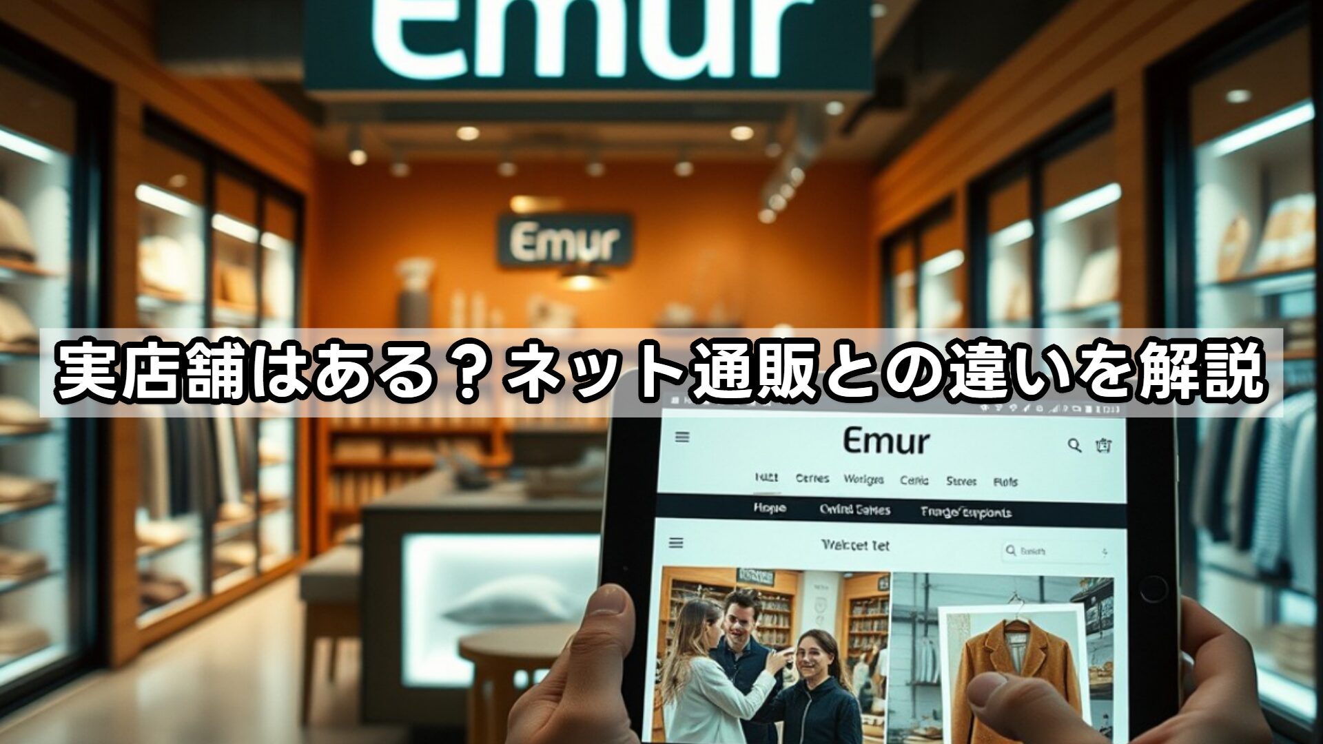 実店舗はある?ネット通販との違いを解説