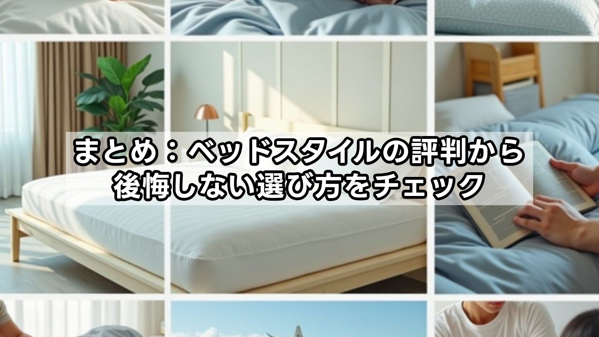 まとめ：ベッドスタイルの評判から後悔しない選び方をチェック