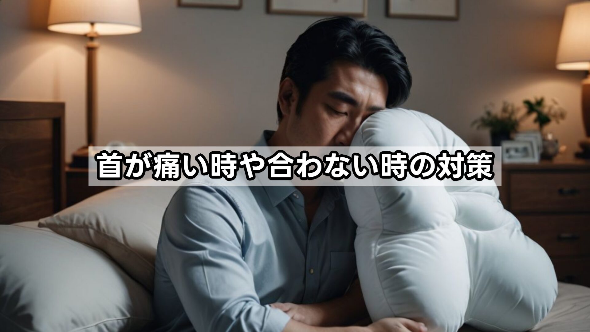 首が痛い時や合わない時の対策