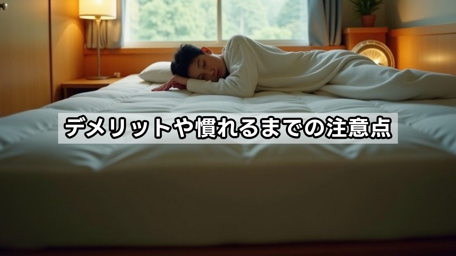 デメリットや慣れるまでの注意点