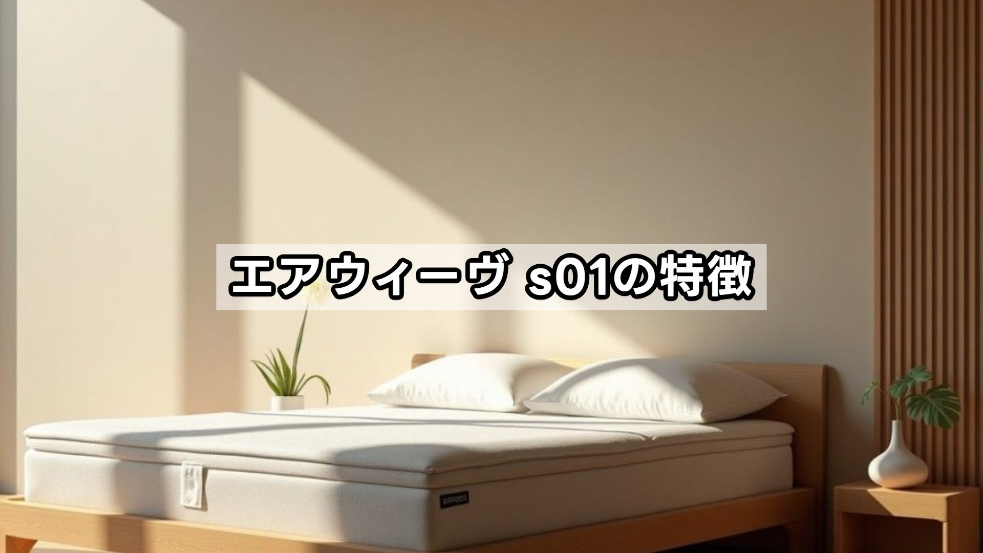 エアウィーヴ s01の特徴