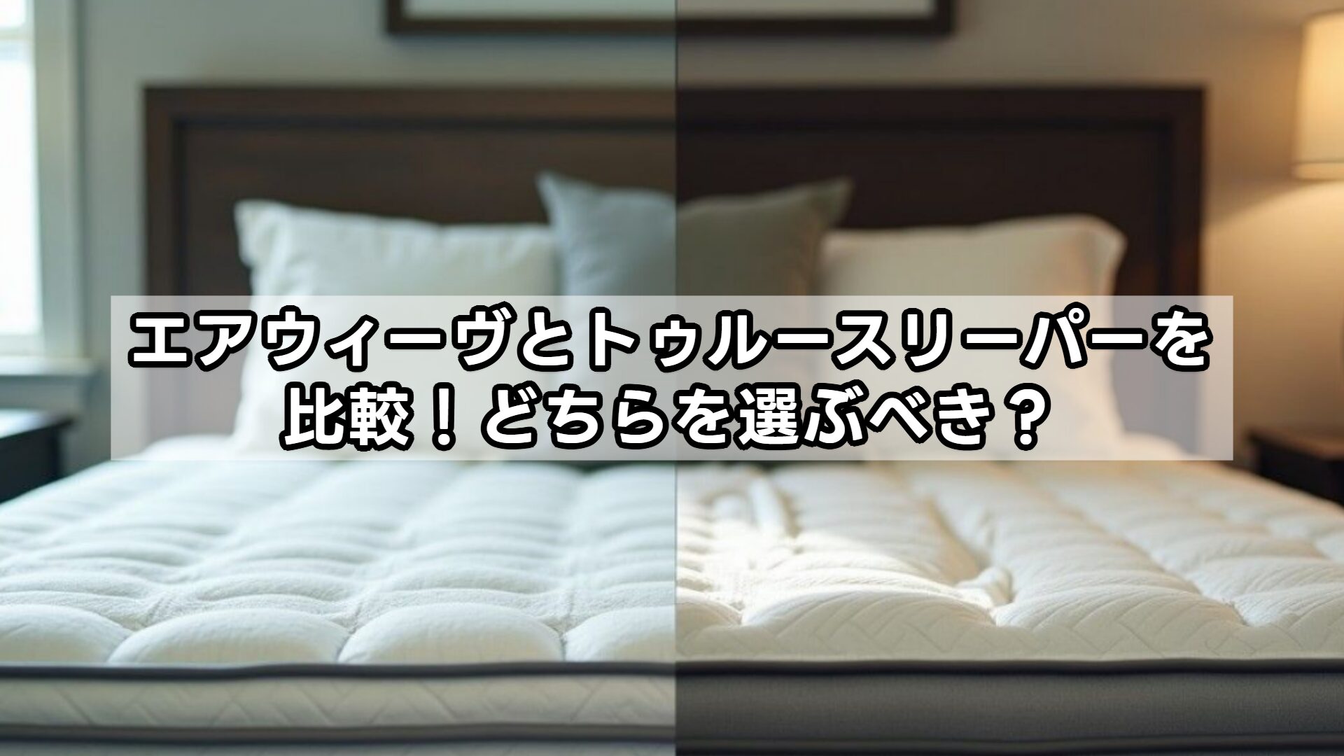 エアウィーヴとトゥルースリーパーを比較!どちらを選ぶべき?