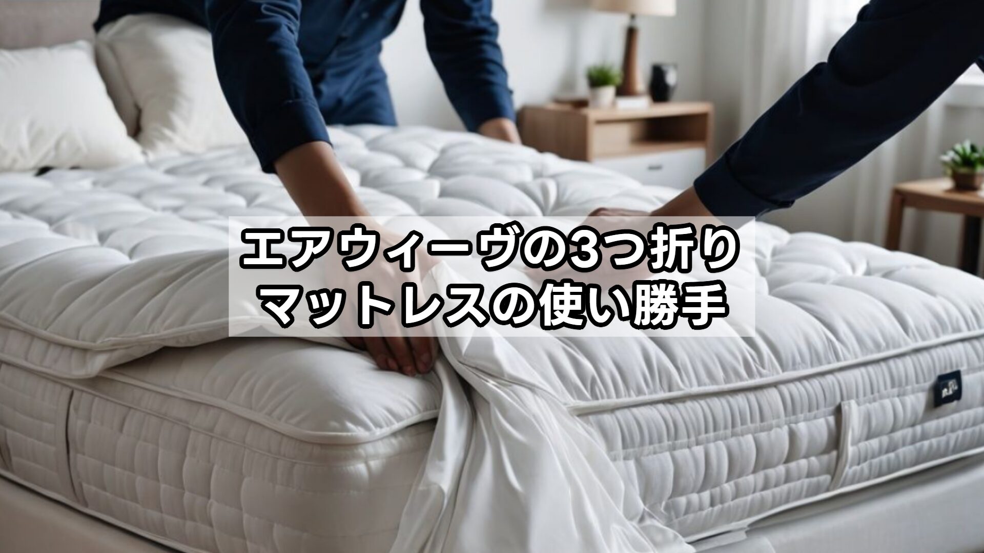 エアウィーヴの3つ折りマットレスの使い勝手