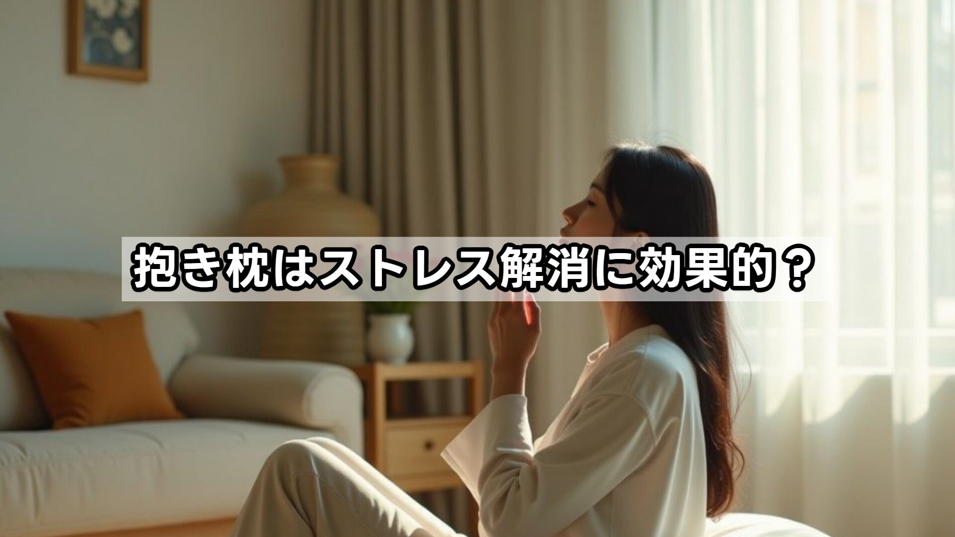 抱き枕はストレス解消に効果的?