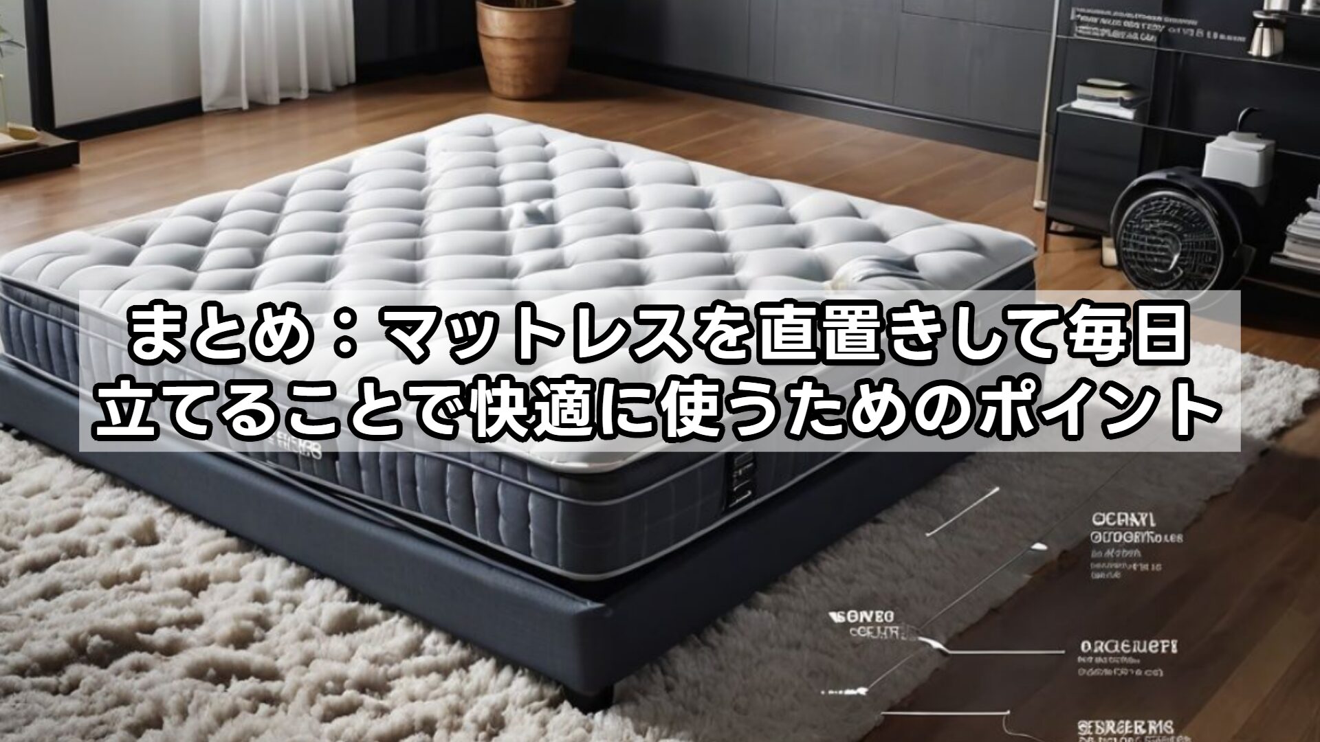 まとめ:マットレスを直置きして毎日立てることで快適に使うためのポイント