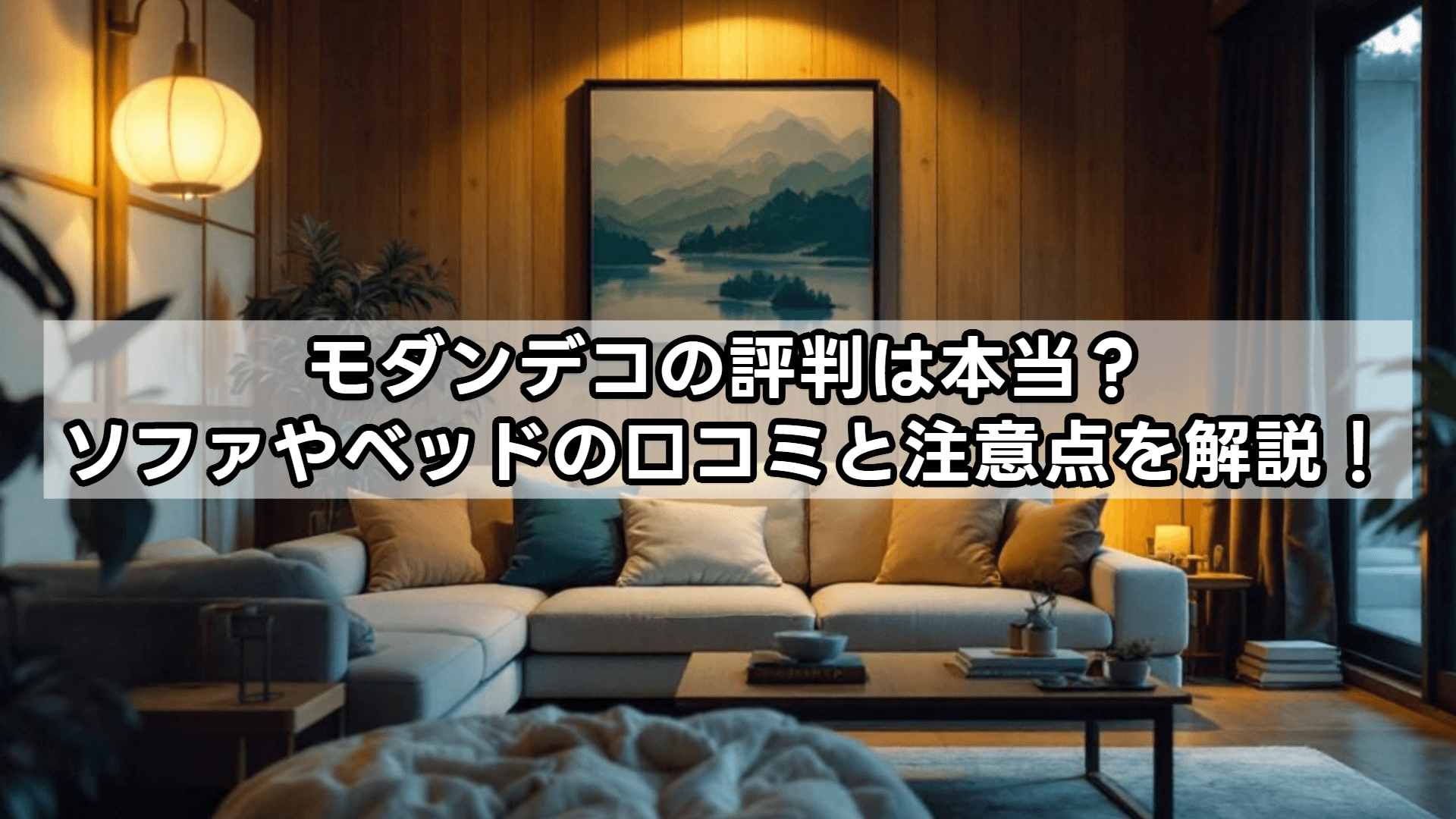 モダンデコの評判は本当？ソファやベッドの口コミと注意点を解説！